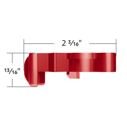 Candy Color Plastic Splitter Button For Eaton Fuller 15 Speed Shifter-Candy Red