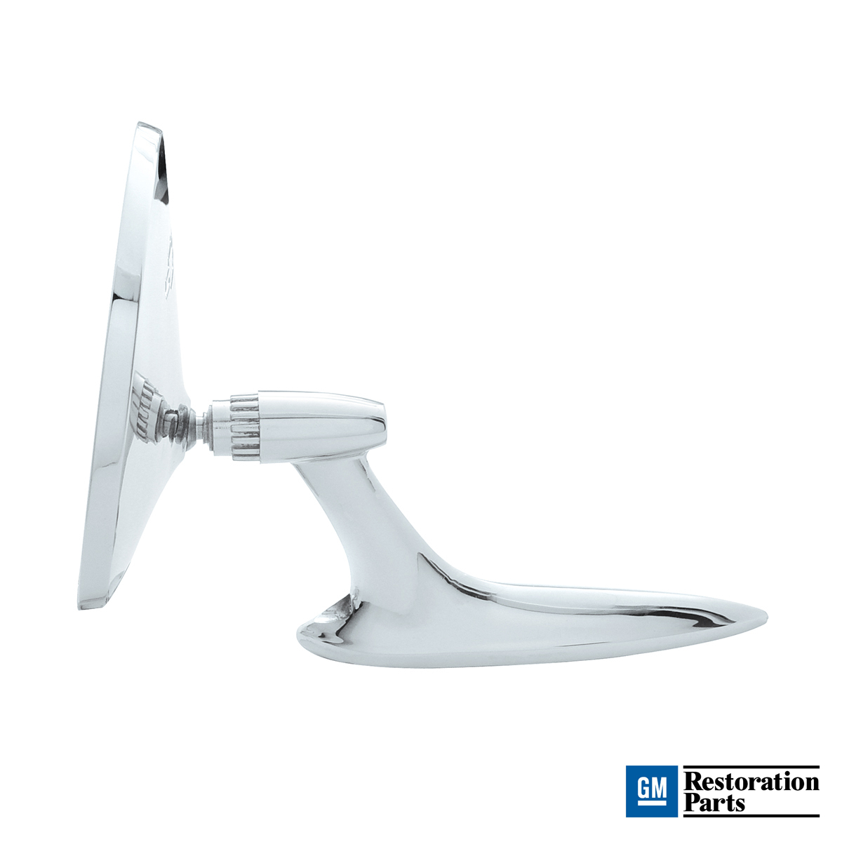 Exterior Mirror With Bow Tie Logo For 1963-64 Chevy Impala