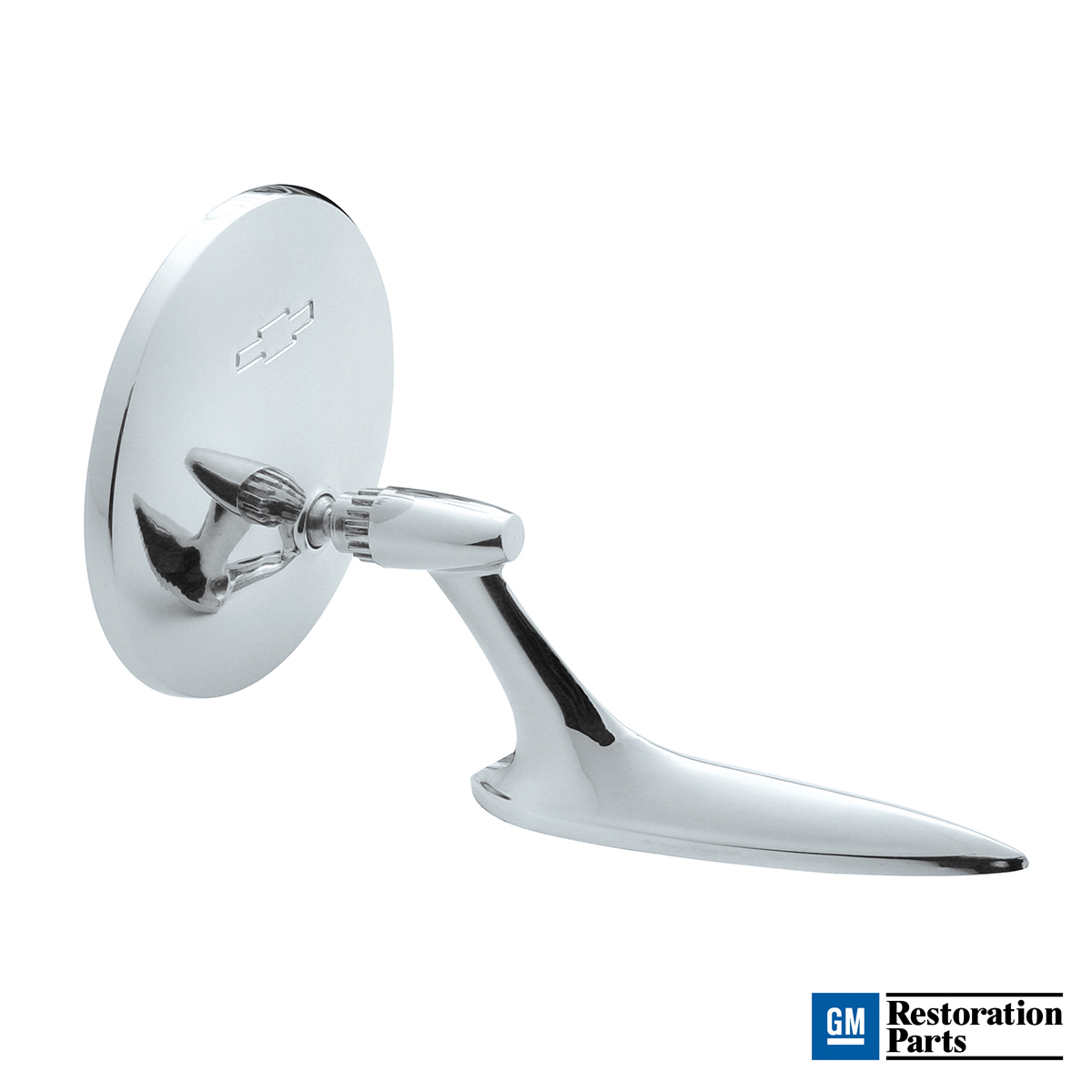 Exterior Mirror With Bow Tie Logo For 1963-64 Chevy Impala