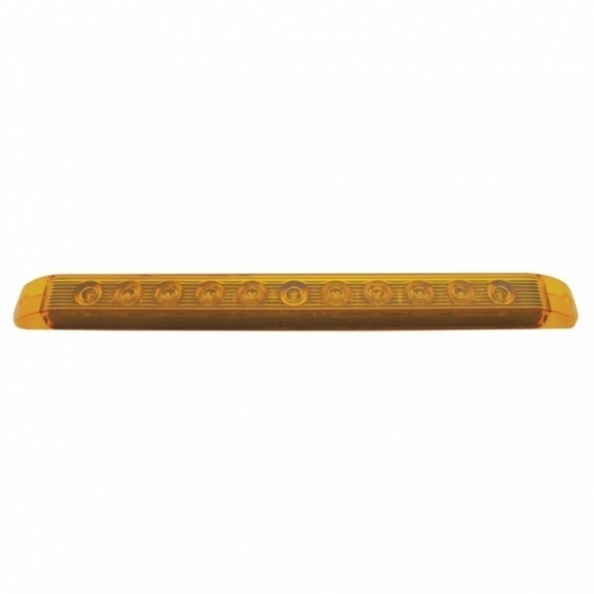 11 LED 17" Turn Signal Light Bar - Amber LED/Amber Lens (Bulk)