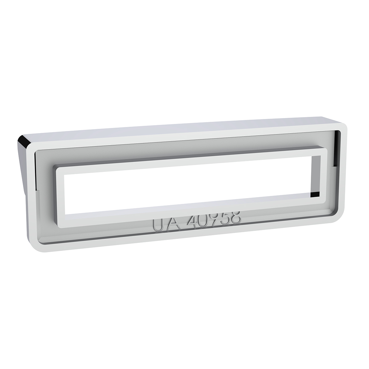 Chrome Plastic Indicator Label Covers With Visor For Freightliner Classic/FLD (6 Pack)