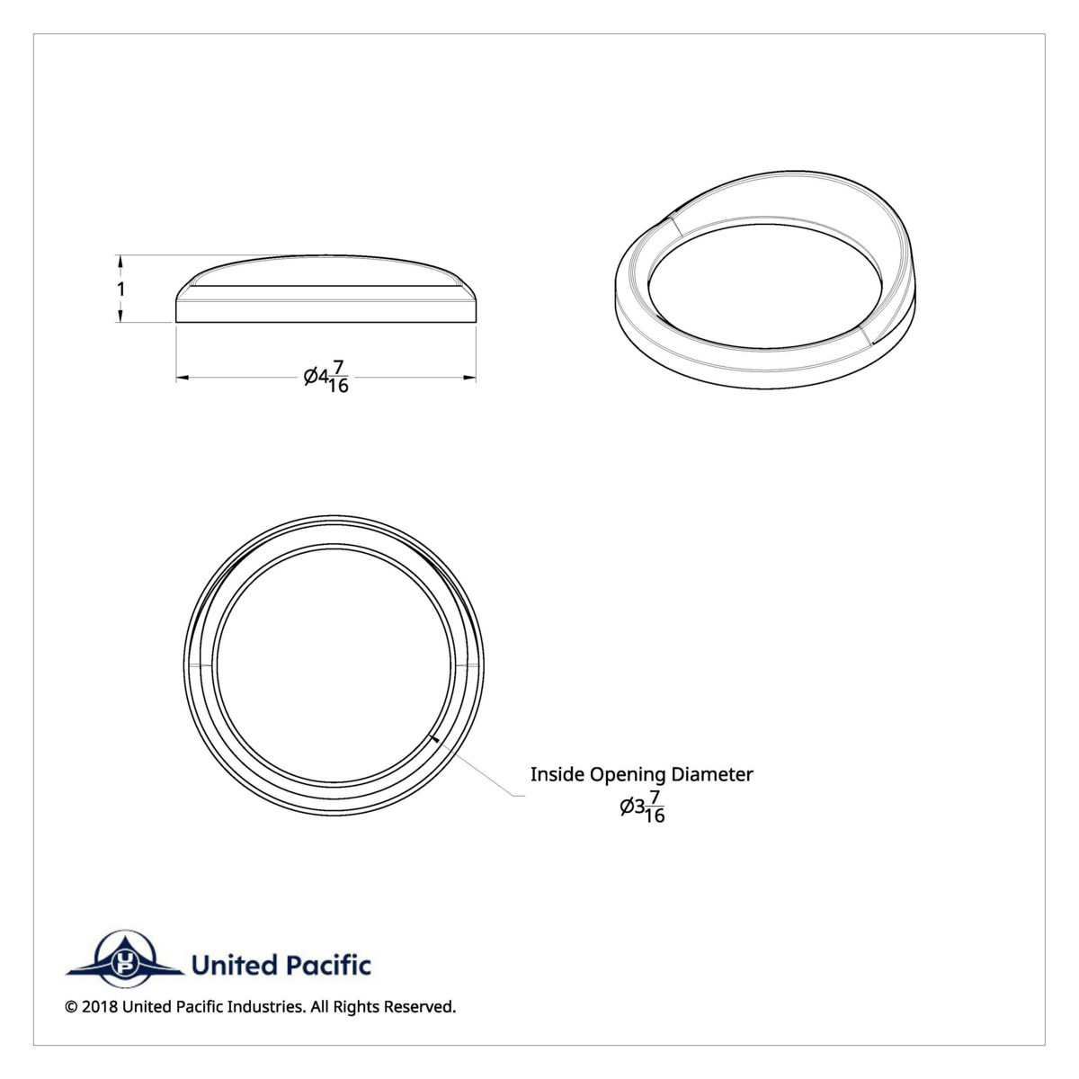 Speed/Tachometer Gauge Cover With Visor For 2006+ Peterbilt