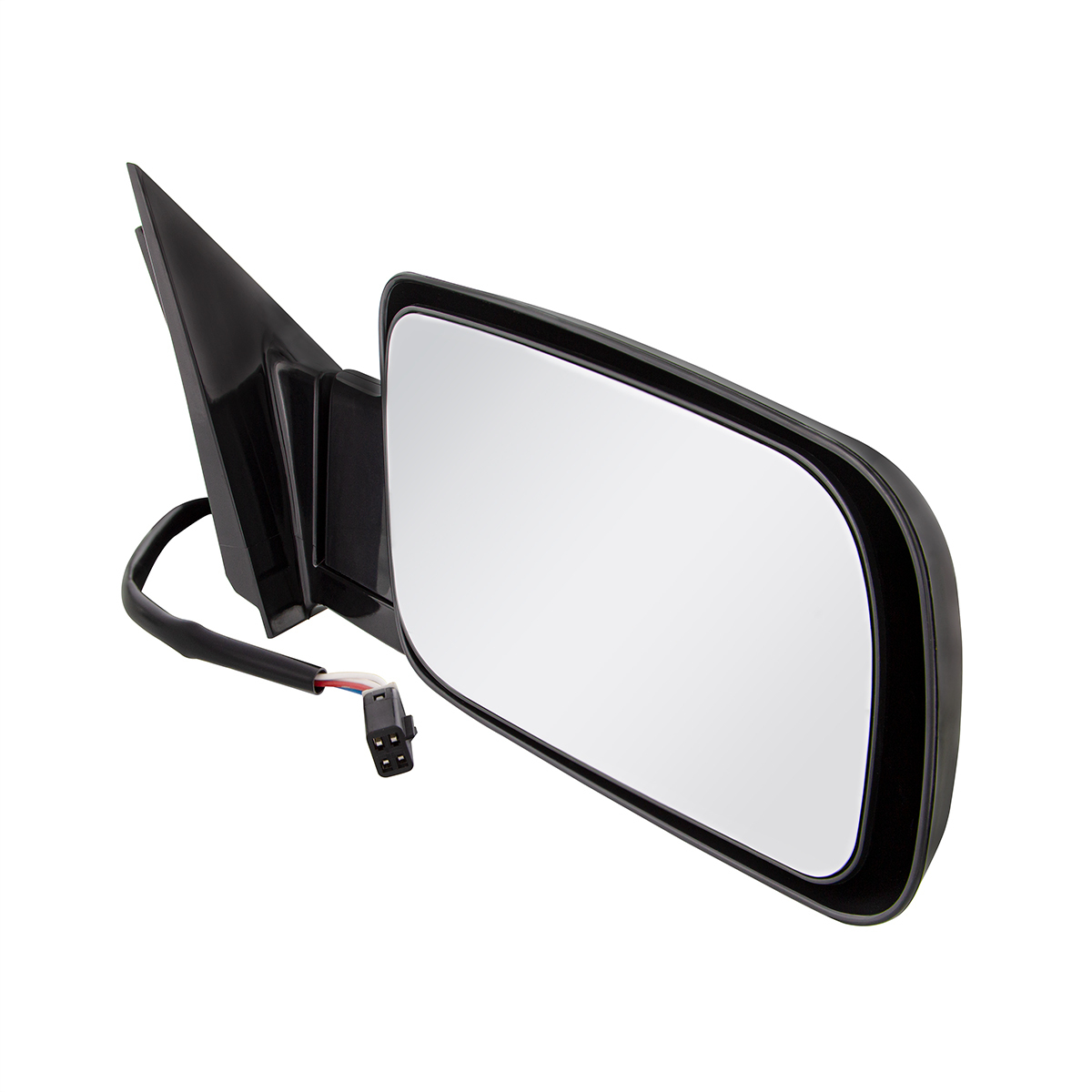 Black Door Mirror For 1988-2000 Chevy & GMC Truck - R/H (Power, Foldable)