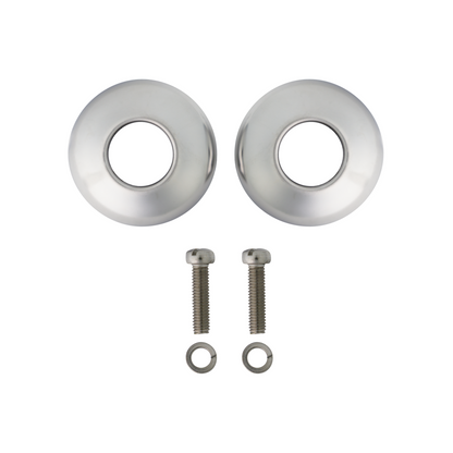 Chrome Window Crank Handle & Polished Stainless Door Handle Escutcheon Kit for 1932-1934 Ford Truck