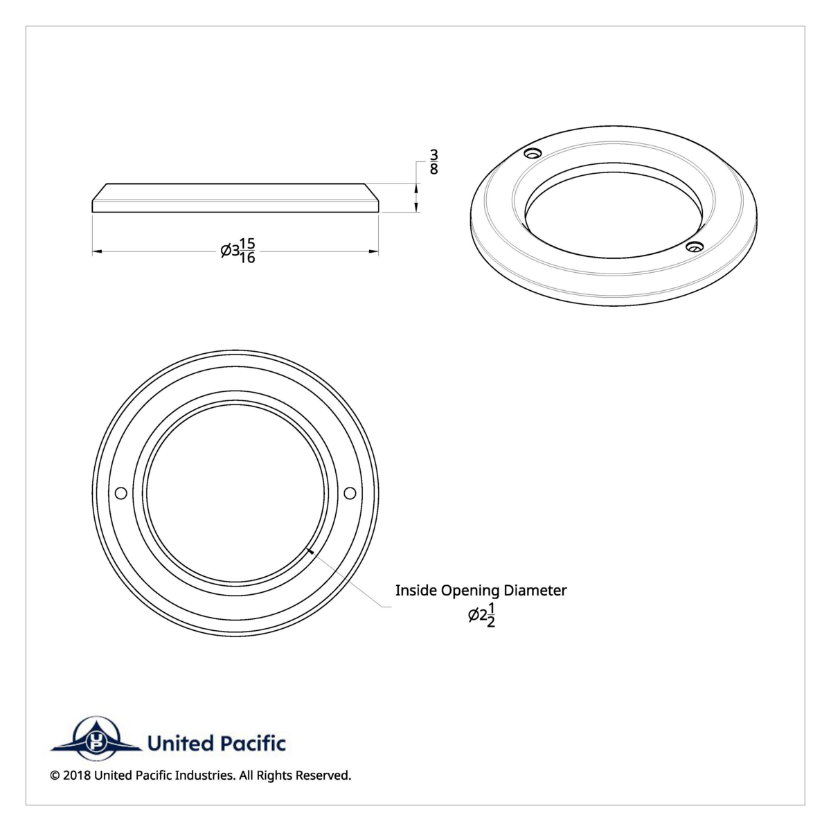 2.5" Light Bezel