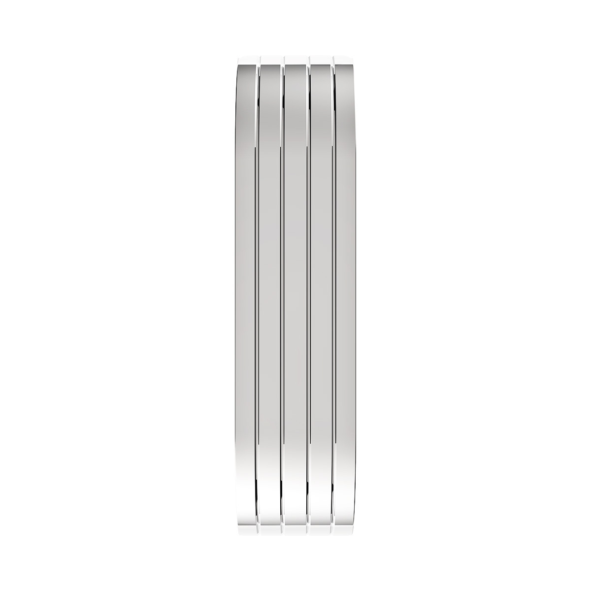 120" 430 Stainless Steel (16ga) Beaded Edge Ribbed Full Fender 54" Spread - SR Series (Pair)
