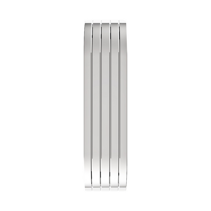 120" 430 Stainless Steel (16ga) Beaded Edge Ribbed Full Fender 54" Spread - SR Series (Pair)