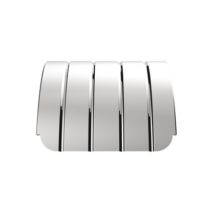 120" 430 Stainless Steel (16ga) Beaded Edge Ribbed Full Fender 54" Spread - SR Series (Pair)