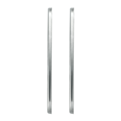 Peterbilt Stainless Vent Door Cover - Plain (Card of 2)