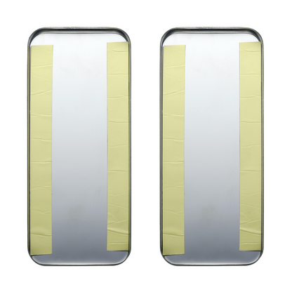 Peterbilt Stainless Vent Door Cover - Plain (Card of 2)