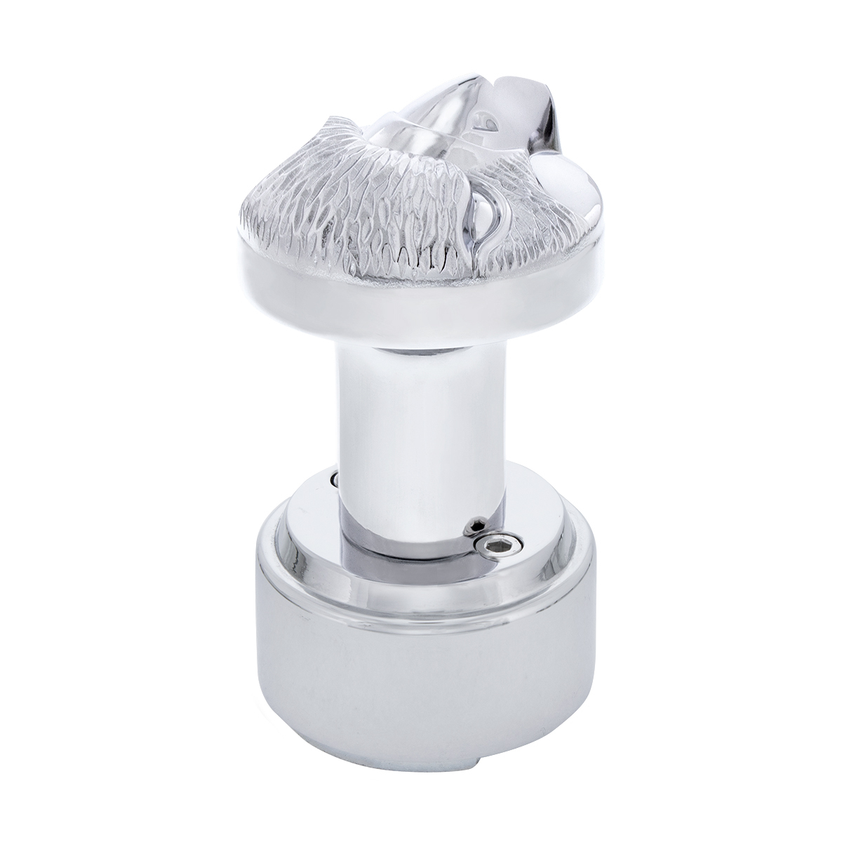 Eagle Thread-On Shift Knob & Adapter For Eaton Fuller Style 9/10 Shifter - Chrome