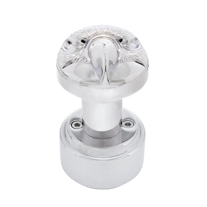 Eagle Thread-On Shift Knob & Adapter For Eaton Fuller Style 9/10 Shifter - Chrome