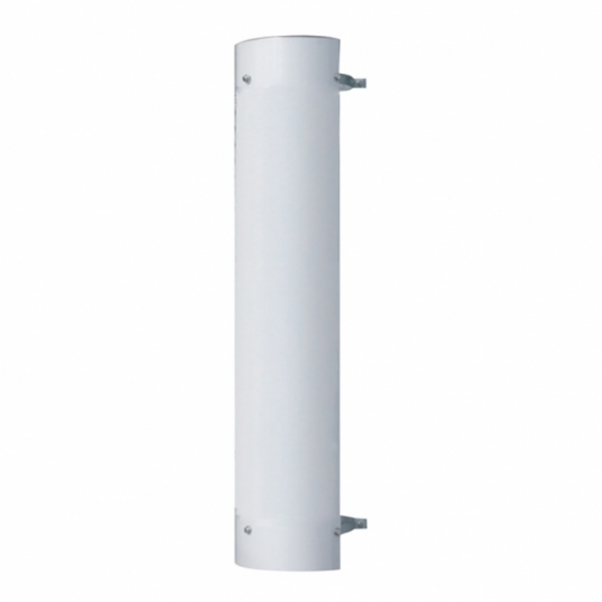 48" Tall 180 Degree Stainless Exhaust Muffler Shield For 7" Diameter Exhaust - Plain