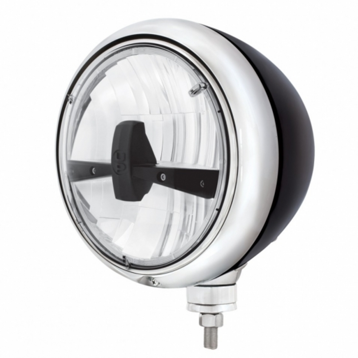 Black Guide Headlight 5 LED Bulb - Blackout