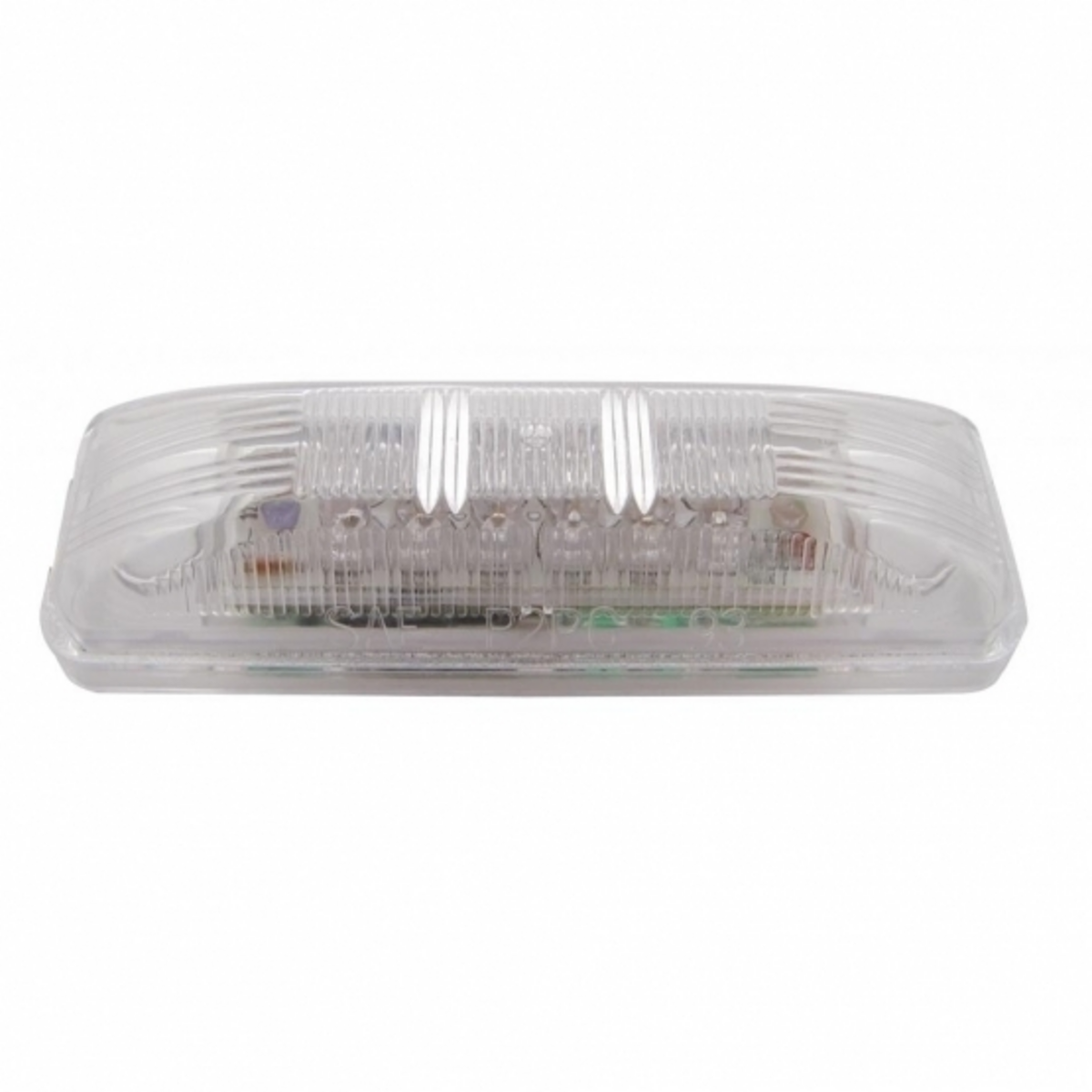 12 LED Rectangular Auxiliary/Utility Light - White LED/Clear Lens