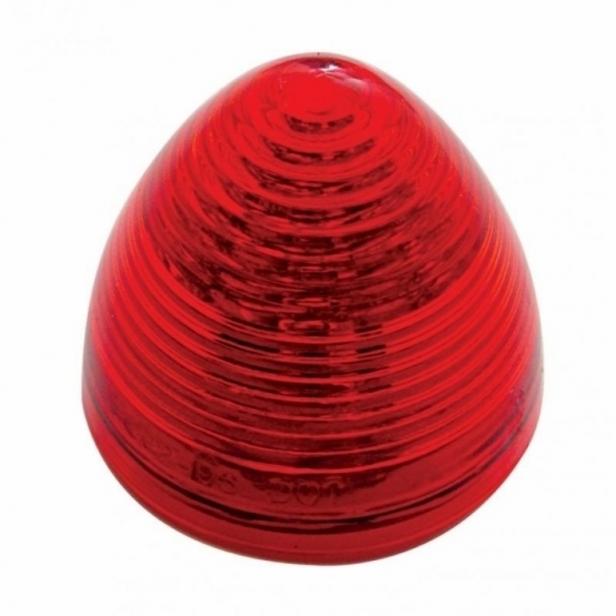 13 LED 2.5" Round Beehive Light (Clearance/Marker) - Red LED/Red Lens (Bulk)