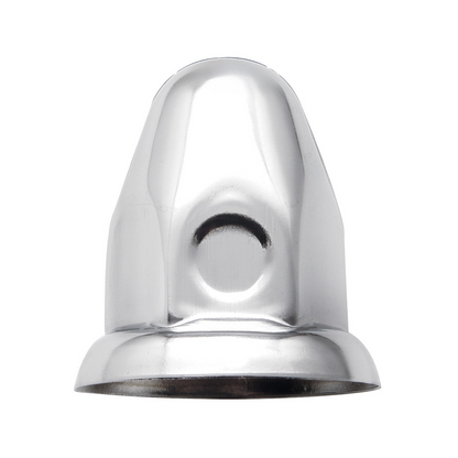 1-1/2" X 2-1/4" Chrome Steel Bullet Nut Cover With Flange