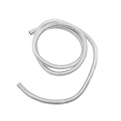 72" Long Chrome Wire Loom - 1/2" Diameter