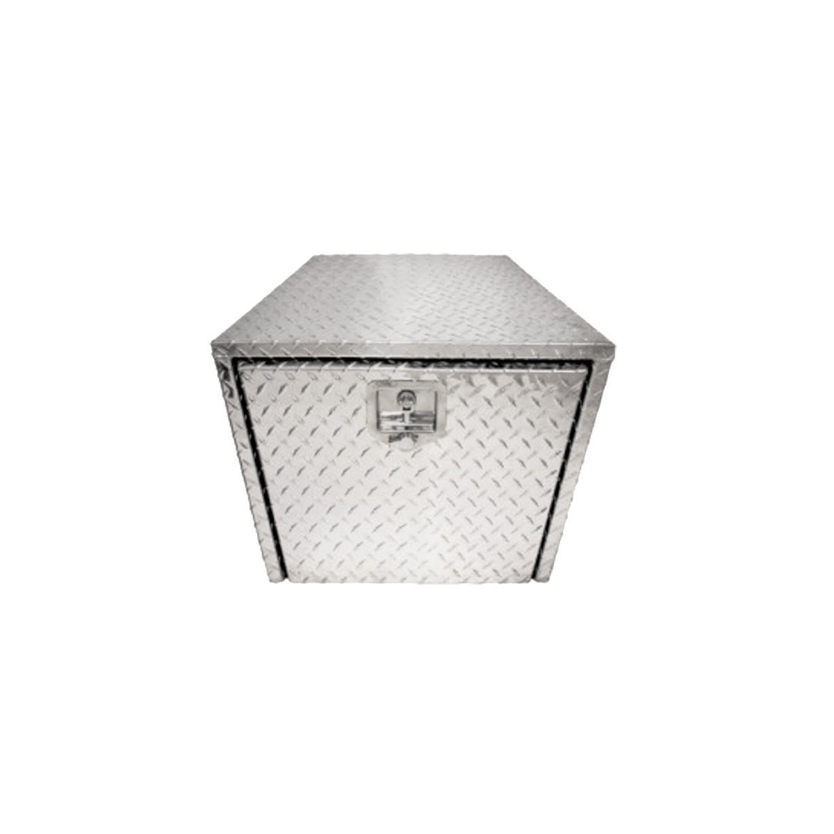 24"L X 18"W X 18"H Aluminum Diamond Plate Tool Box
