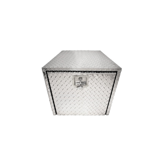 24"L X 18"W X 18"H Aluminum Diamond Plate Tool Box