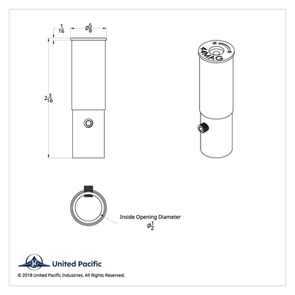 Aluminum 44-MAG Casing Style Toggle Switch Extensions For Freightliner (2-Pack)