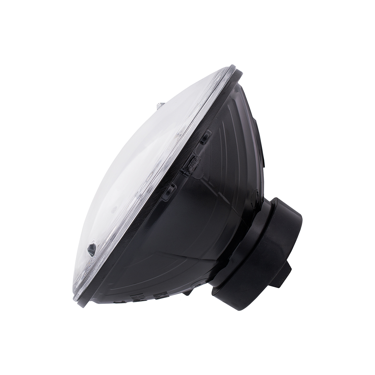 7" Crystal Headlight, Glass Lens