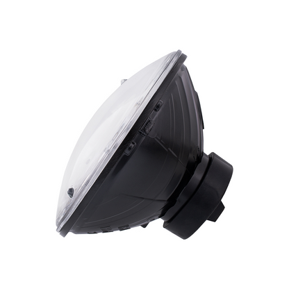 7" Crystal Headlight, Glass Lens