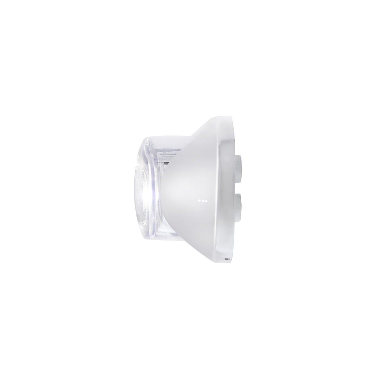 5 LED Reflector Auxiliary/Utility Light With Side Ditch Light -White LED/Clear Lens (Card)
