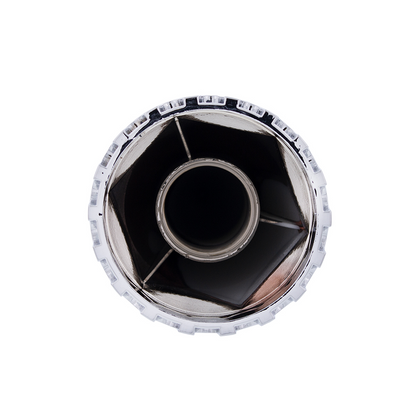 33mm X 4-3/4" Chrome Super Spike Nut Covers - Thread-On (Box of 10)