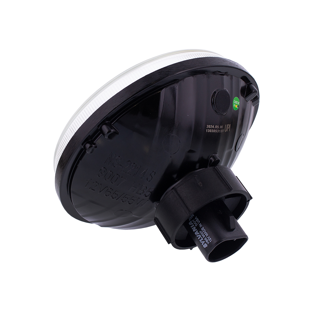 5-3/4" Crystal Headlight, Glass Lens