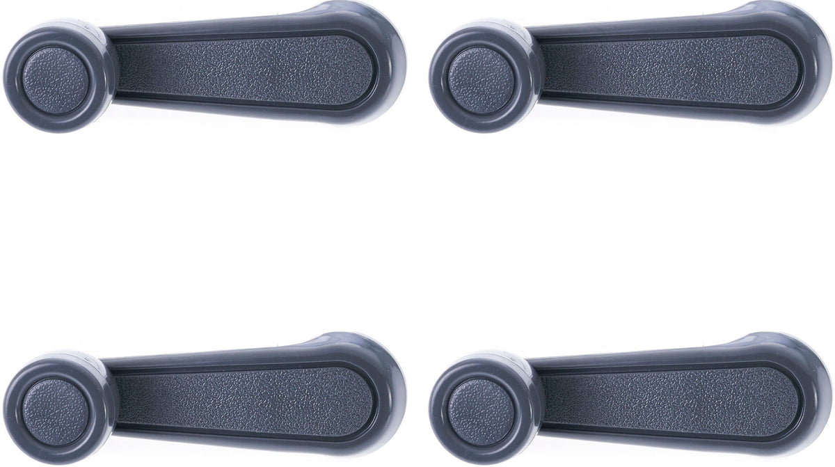 Window Crank Handle (4pcs) Plastic Gray for 1990-1992 Daihatsu Rocky; 1990-1995 Toyota 4Runner; 1988-2026 Toyota Corolla