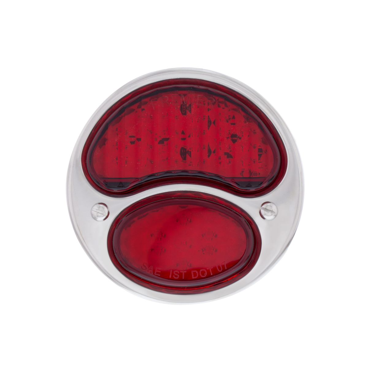 31 LED Sequential Tail Light Assembly With SS Housing & Rim For 1928-31 Ford Car - R/H