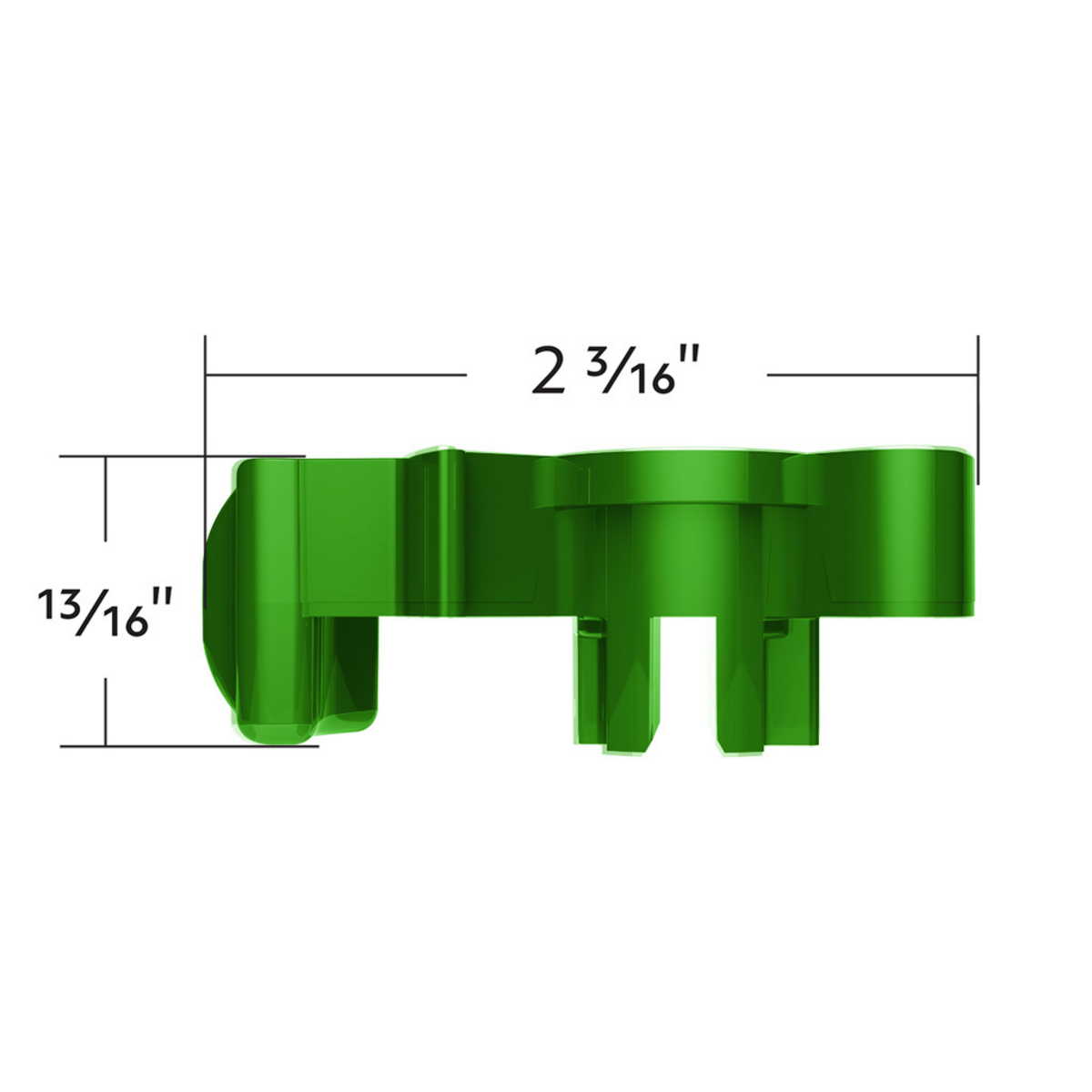 Candy Color Plastic Splitter Button For Eaton Fuller 13 Speed Shifter-Emerald Green