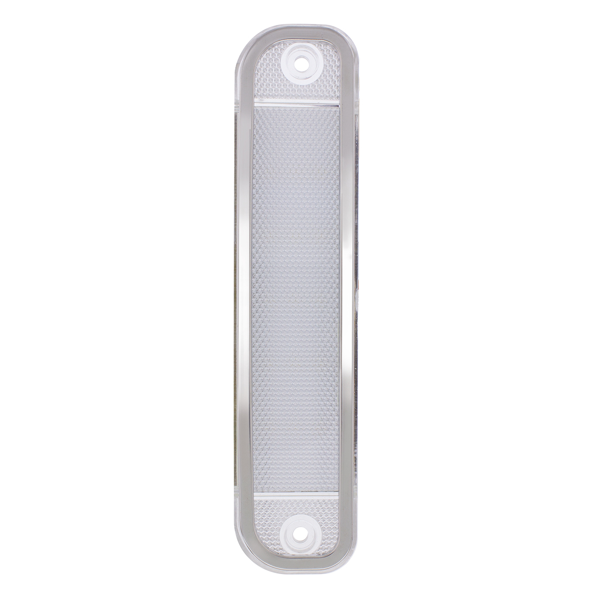 15 Amber LED Side Marker With Stainless Steel Trim For 1973-80 Chevy & GMC Truck, Clear Lens