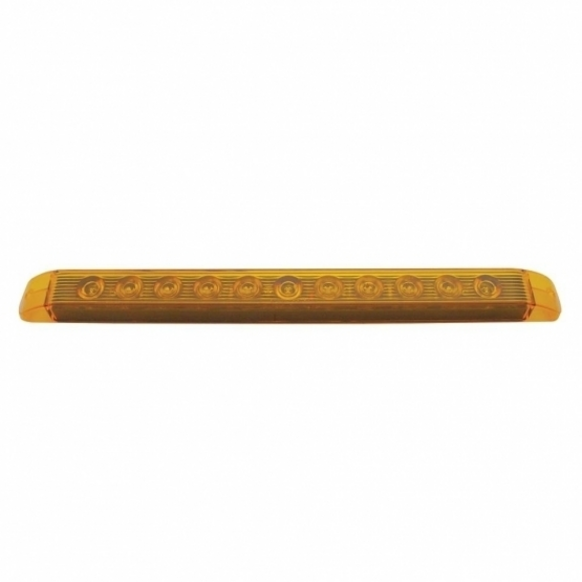 11 LED 17" Turn Signal Light Bar - Amber LED/Amber Lens