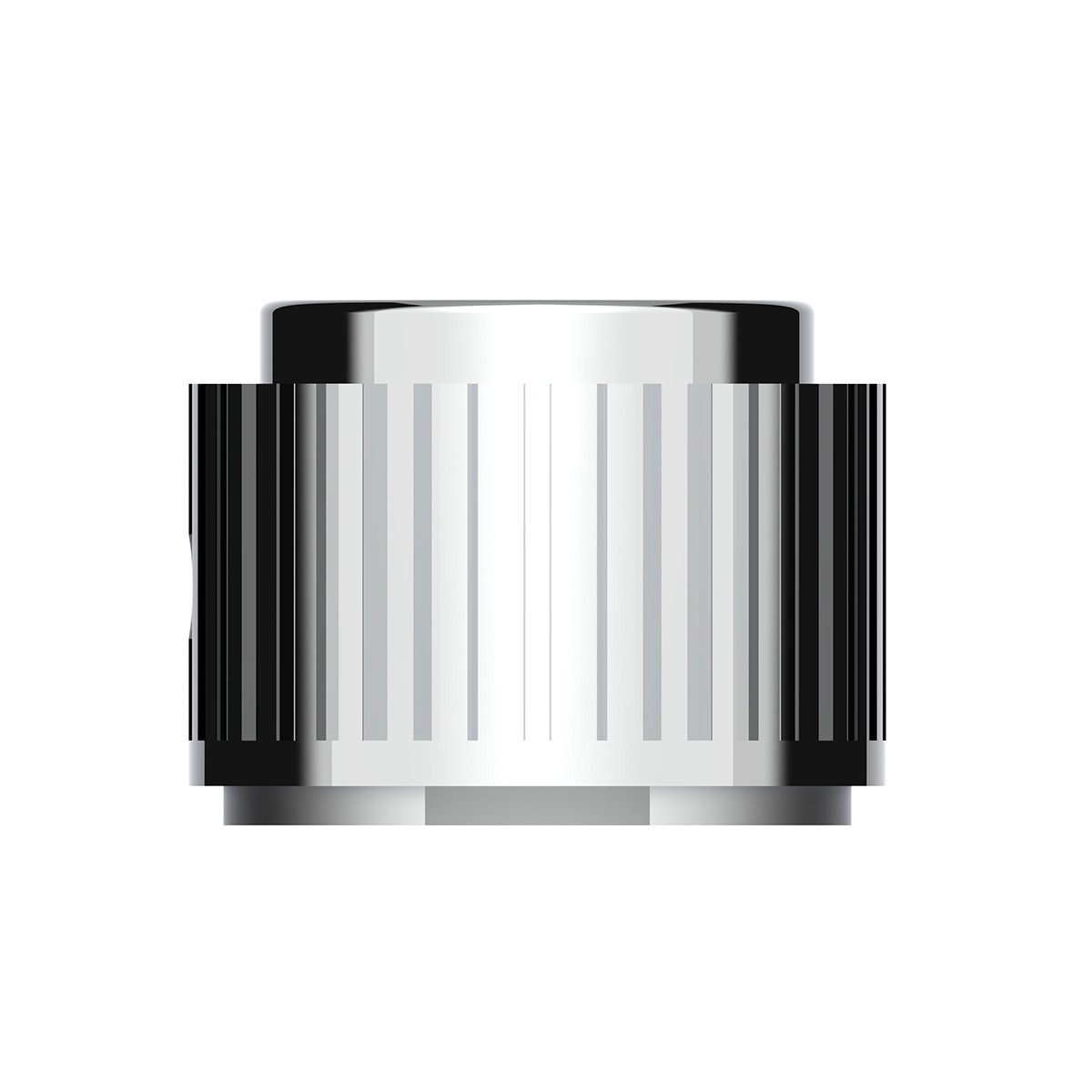 Chrome Plastic 1" Diameter Control Knob