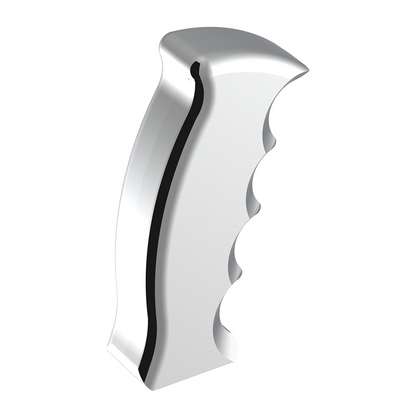 Thread-On Pistol Grip Gearshift Knob - Chrome