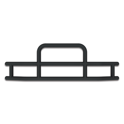 HighwayShield I15-Matte Black Grille Guard & Bracket Kit For 2022-2026 Peterbilt 579 & Kenworth T680
