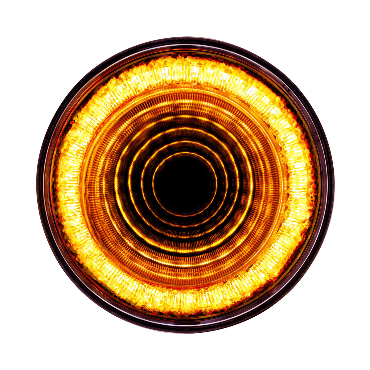 Mirage 24 LED 4" Round Turn Signal Light - Amber LED/Amber Lens