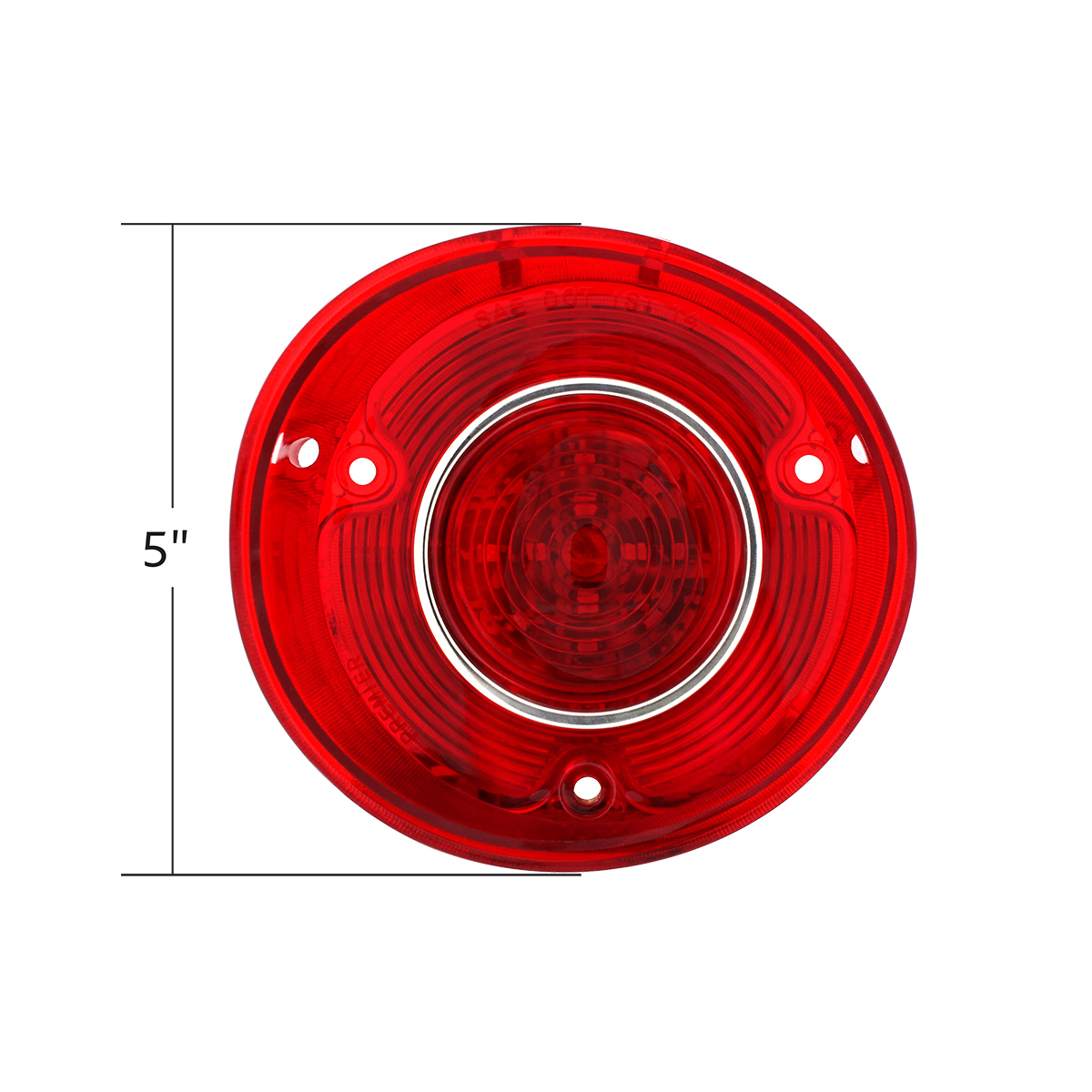 42 LED Tail Light With Stainless Steel Trim For 1972 Chevy Chevelle SS/Malibu - L/H