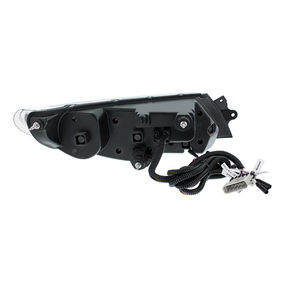 Chrome LED Projector Headlight With Rear Facing Turn Signal For International Durastar 2002-2018 - Driver