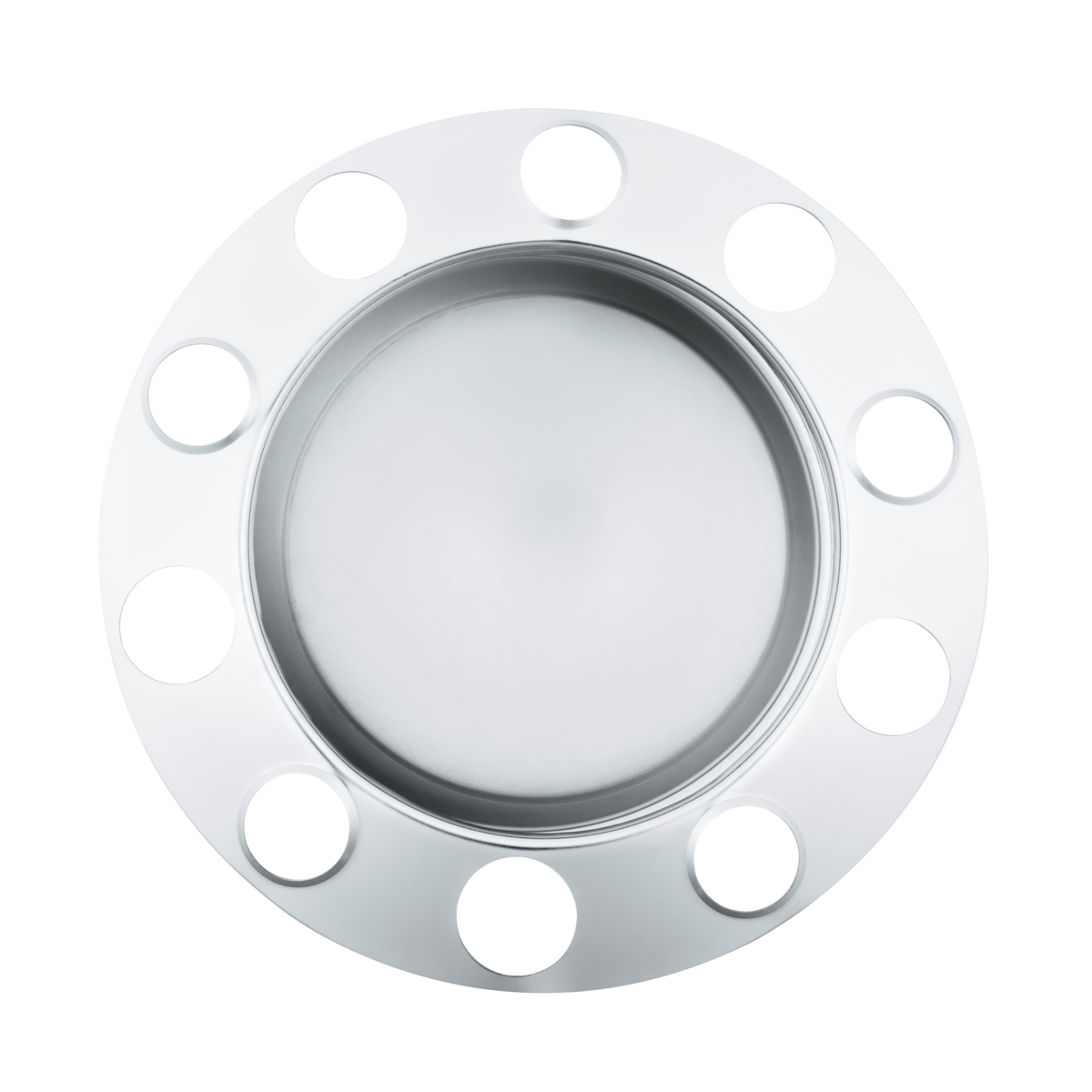 Chrome Dome Front Axle Cover 2PC Kit For 1-1/2" Nut Cover - Aluminum Wheel (2-Pack)