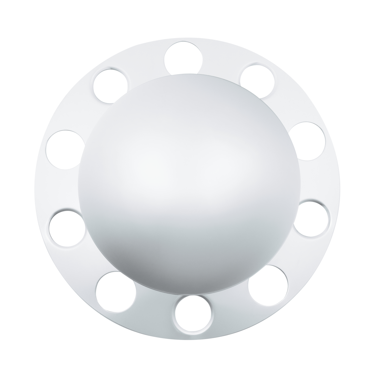 Chrome Dome Front Axle Cover 2PC Kit For 1-1/2" Nut Cover - Aluminum Wheel (2-Pack)