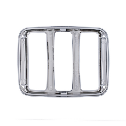 Chrome Tail Light Bezel With Black Painted Detail For 1964.5-66 Ford Mustang