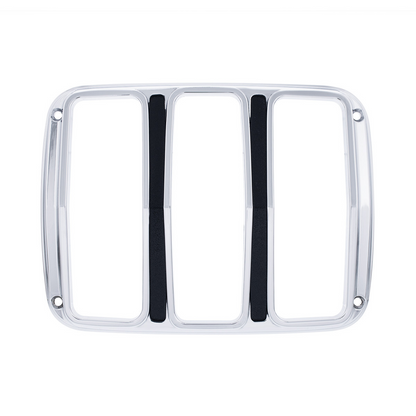 Chrome Tail Light Bezel With Black Painted Detail For 1964.5-66 Ford Mustang