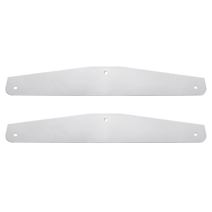 24" X 4" Stainless Steel Bottom Mud Flap Plate - Bolt Thru (Cbox/Pair)