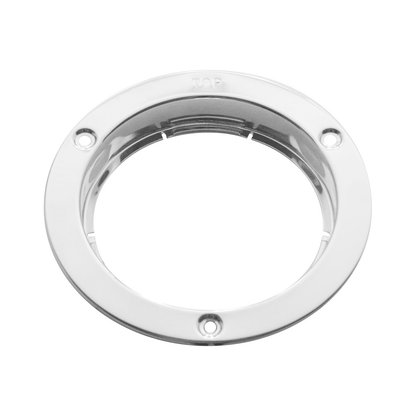 Stainless Steel Mounting Bezel For 4" Round Light (Card)