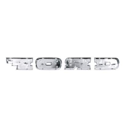 Chrome "Ford" Grille Letter Set For 1966-1977 Ford Bronco-Blue Lettering