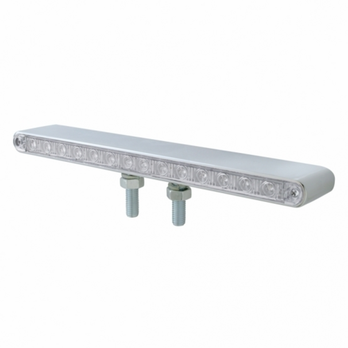 28 LED 12" Double Face Light Bar - Amber LED/Clear Lens