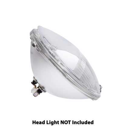 Chrome Half-Moon Shield For 7" Headlight (Pair)